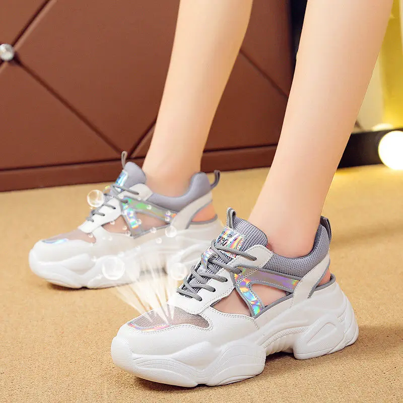 Summer Women's Casual Shoes Breathable White Female Platform Sneakers 2022 Breathable Mesh Womens Tenis De Zapatillas Mujer
Summer Women's Casual Shoes Breathable White Female Platform Sneakers 2022 Breathable Mesh Womens Tenis De Zapatillas Mujer