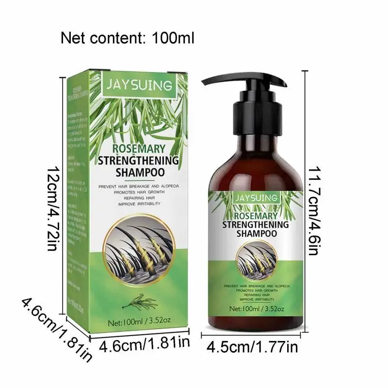 

Sdotter Fast Anti Hair Loss Care Dry Frizzy Damaged Oil Control Fluffy Rosemary Shampoo 100ml Hair Growth Shampoo Hair Care Supp