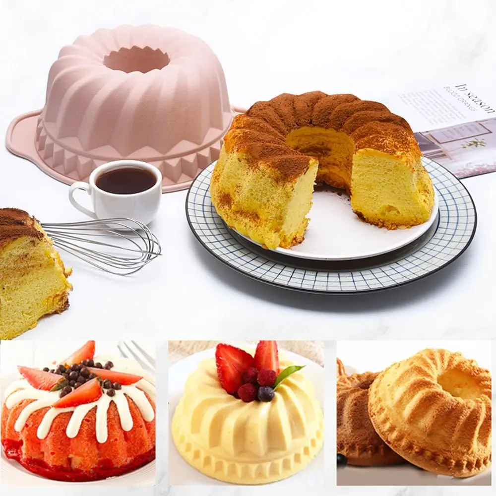 DIY Pudding Mold Nonstick Mousse Mould Pastry Dish Large Bunte Cake Pan Fluted Tube Silicone Baking Mold
DIY Pudding Mold Nonstick Mousse Mould Pastry Dish Large Bunte Cake Pan Fluted Tube Silicone Baking Mold