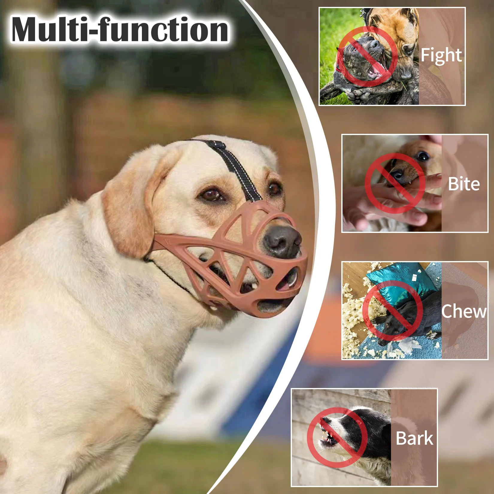 4 Sizes Breathable Pet Mouth Muzzles Anti Biting Chewing Dog Mask Small Medium Large Dogs Mouth Cover Chihuahua Puppy Supplies
4 Sizes Breathable Pet Mouth Muzzles Anti Biting Chewing Dog Mask Small Medium Large Dogs Mouth Cover Chihuahua Puppy Supplies