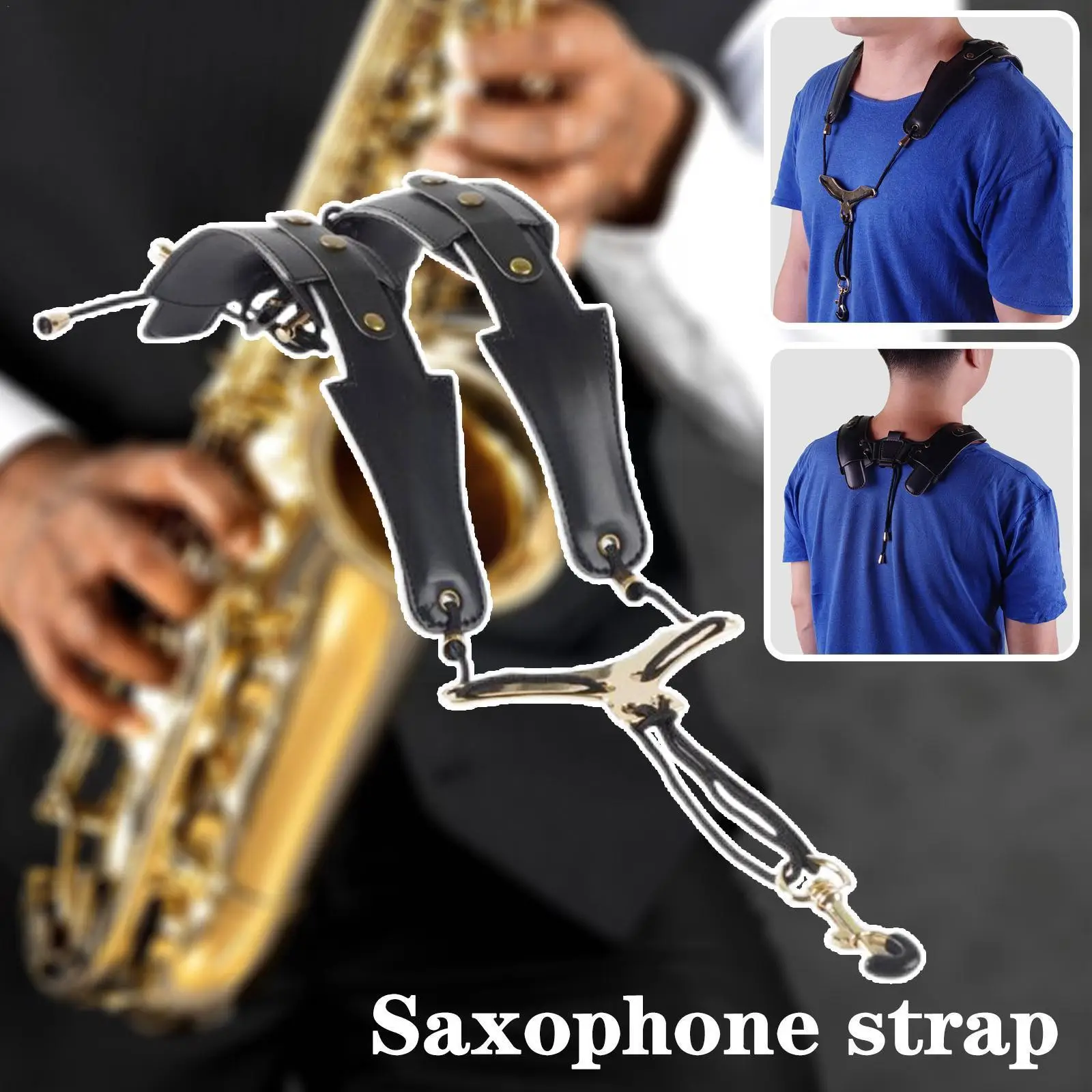 Saxophone Strap Leather Adjustable Shoulder Strap For Tenor Alto Sax Accessories For Sax Players Music Lovers Musical Instr Z2h2
Saxophone Strap Leather Adjustable Shoulder Strap For Tenor Alto Sax Accessories For Sax Players Music Lovers Musical Instr Z2h2