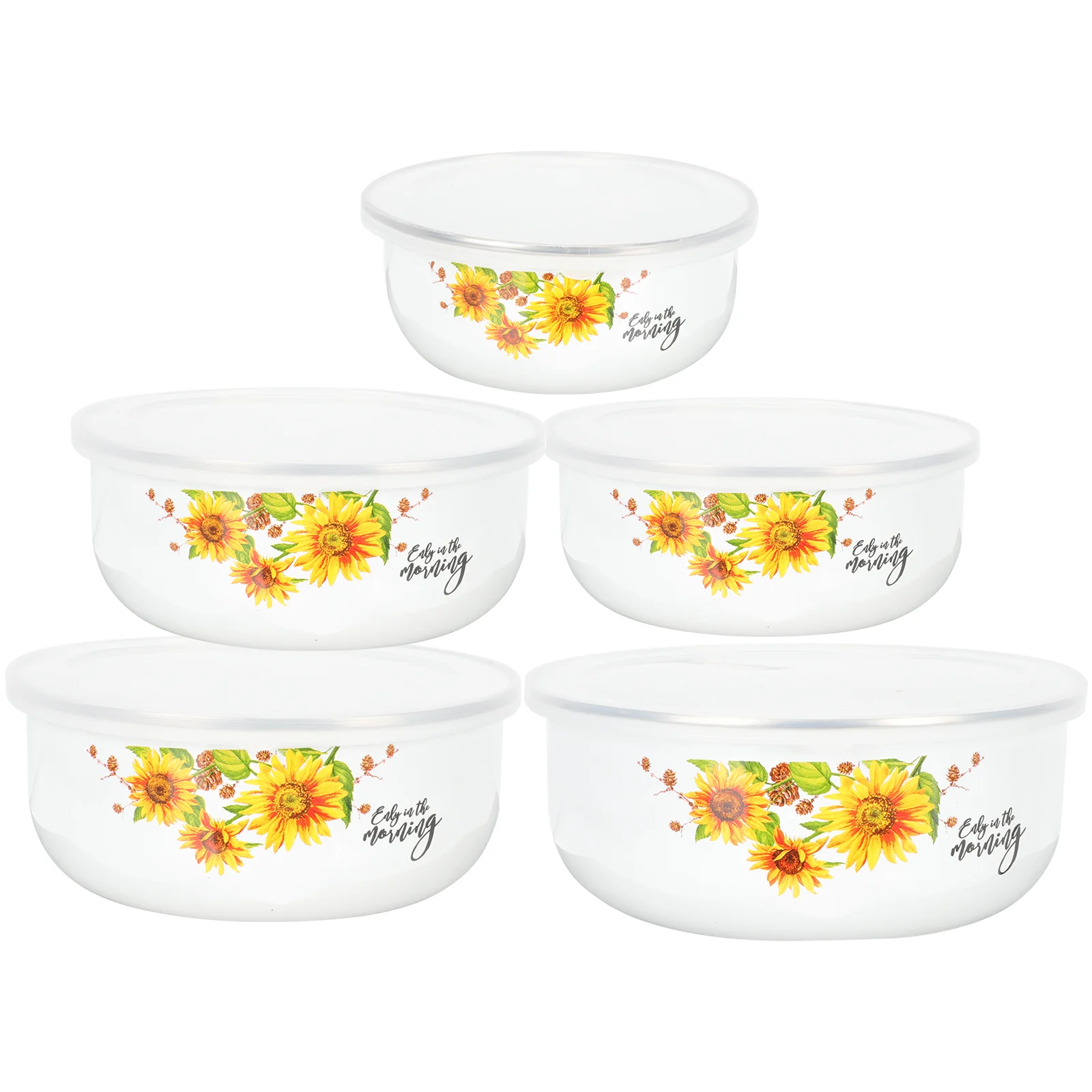 5 Pcs Mixing Bowl Lid Enamel Covered Fruit Kitchen Supplies Kids Lunch Case Portable Household Food Container Student
5 Pcs Mixing Bowl Lid Enamel Covered Fruit Kitchen Supplies Kids Lunch Case Portable Household Food Container Student