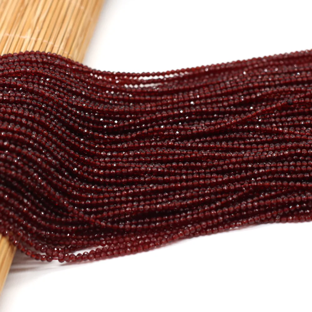 3pcs Natural Semi-precious Stone Beads Dark Red Spinels 2mm Loose Stone Beads for Jewelry Making DIY Bracelet Necklace Handmade
3pcs Natural Semi-precious Stone Beads Dark Red Spinels 2mm Loose Stone Beads for Jewelry Making DIY Bracelet Necklace Handmade