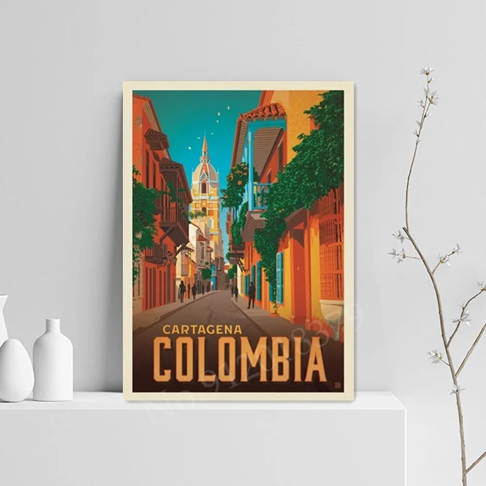 Colombia Cartagena Vintage Poster Print, Cartagena Street Picture Cartoon Home Wall Art, Office Wall Decor, State Map Poster
Colombia Cartagena Vintage Poster Print, Cartagena Street Picture Cartoon Home Wall Art, Office Wall Decor, State Map Poster