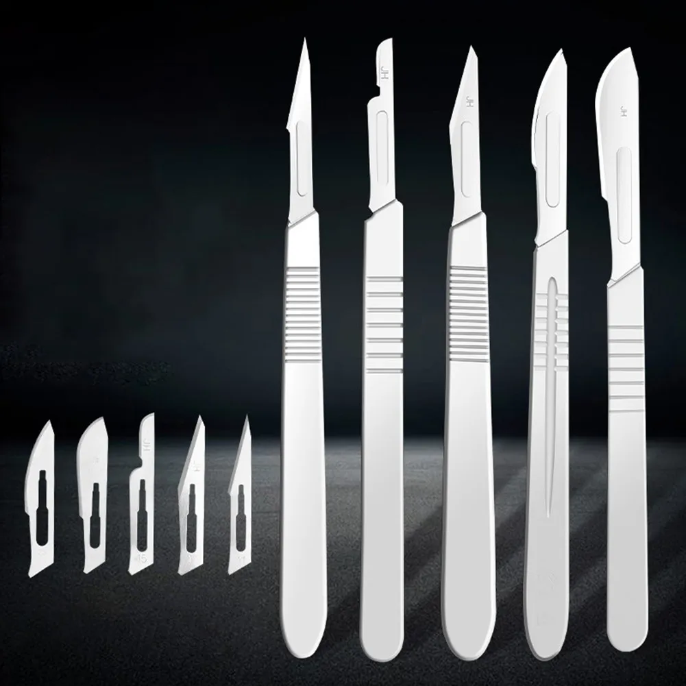 11pcs Carbon Steel Scalpel Blade Handle Blade Wood Carving ASurgical Knife Blade Replacement DIY Cutting Hand Tools
11pcs Carbon Steel Scalpel Blade Handle Blade Wood Carving ASurgical Knife Blade Replacement DIY Cutting Hand Tools
