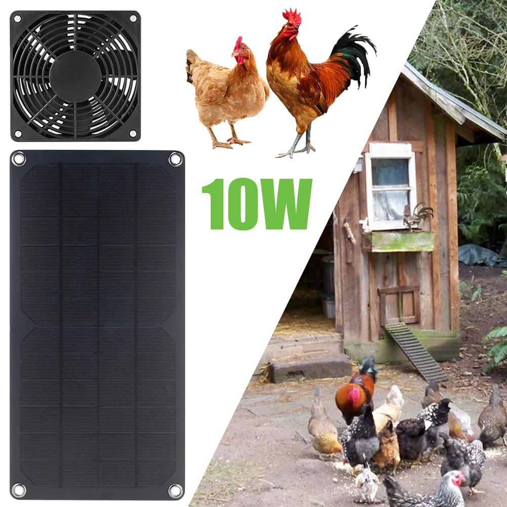 10W 12V Waterproof Solar Panel Fan Kit Outdoor Dual Solar Exhaust Fan Air Extractor 6 Inch Ventilator For Outdoor Pet House
10W 12V Waterproof Solar Panel Fan Kit Outdoor Dual Solar Exhaust Fan Air Extractor 6 Inch Ventilator For Outdoor Pet House