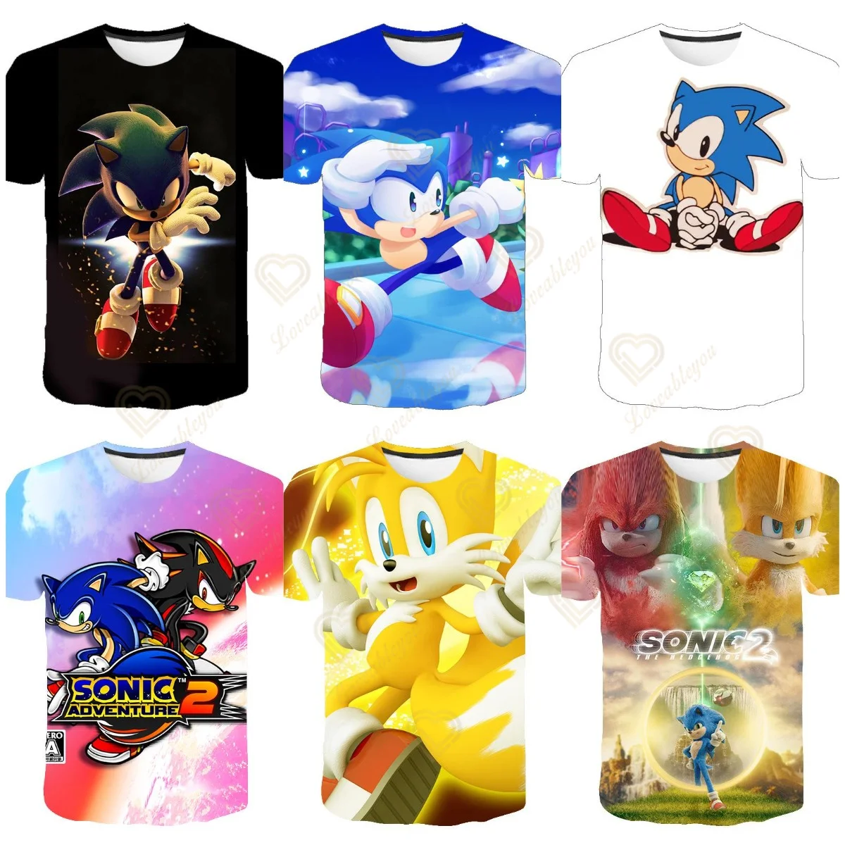 Summer Sonic Graphic T Shirts for Men Women Kpop Kawaii Anime Clothes Sonic Tee Shirt Sleeve Open Navel Female Student Crop Top
Summer Sonic Graphic T Shirts for Men Women Kpop Kawaii Anime Clothes Sonic Tee Shirt Sleeve Open Navel Female Student Crop Top