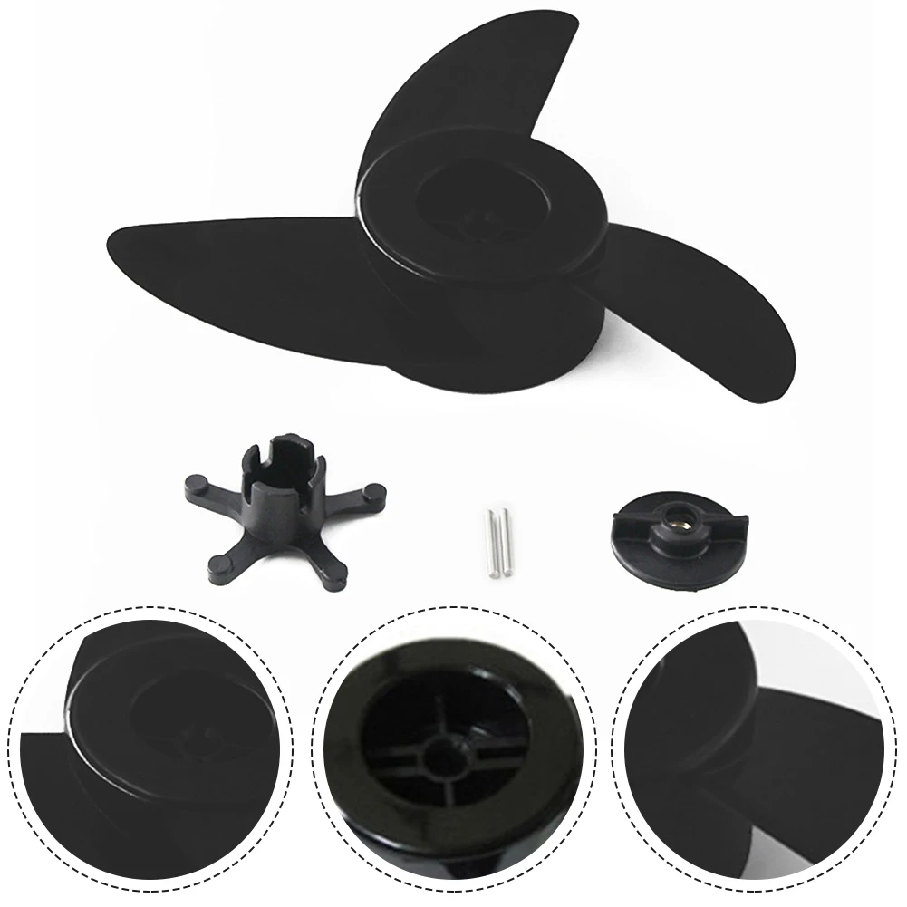 Three-blade Propeller Accessories Black Easy To Install Electric Motor For ET44L ET54L D65 Outboard Part Plastic
Three-blade Propeller Accessories Black Easy To Install Electric Motor For ET44L ET54L D65 Outboard Part Plastic