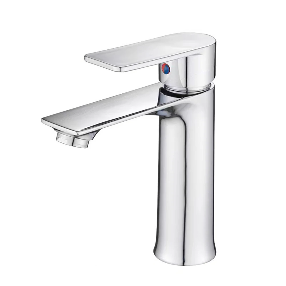 1pc G1/2" Brass Alloy Wash Basin Sink Faucet Cold And Hot Water Single Handle Mixer Tap Bathroom Replacement Accessories
1pc G1/2" Brass Alloy Wash Basin Sink Faucet Cold And Hot Water Single Handle Mixer Tap Bathroom Replacement Accessories