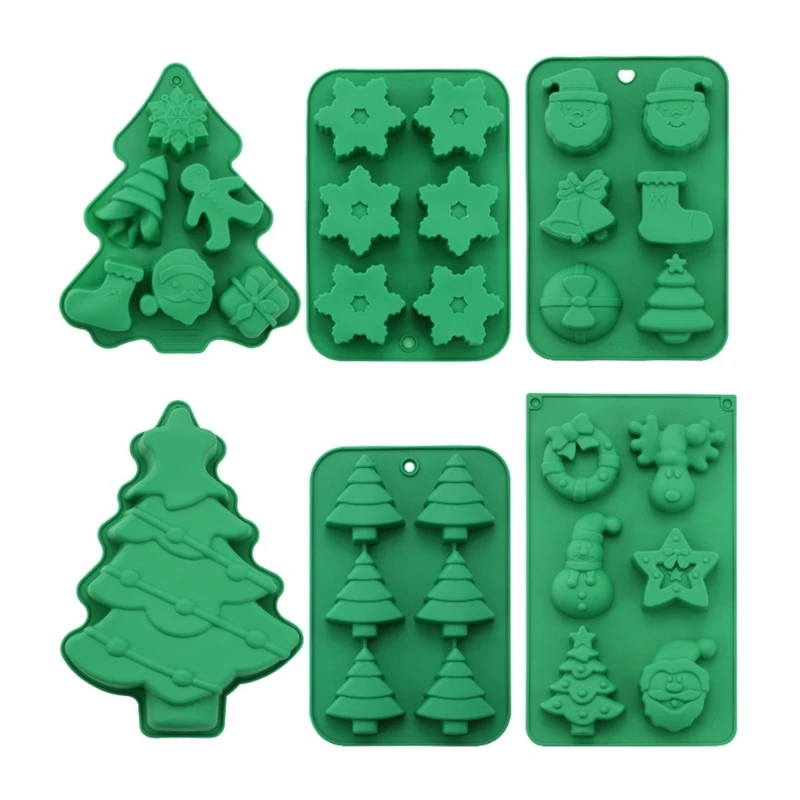 3D Christmas Theme Silicone Rubber Flexible Food Safe Mould Clay Resin Ceramics Candy Fondant Candy Chocolate Soap Mould
3D Christmas Theme Silicone Rubber Flexible Food Safe Mould Clay Resin Ceramics Candy Fondant Candy Chocolate Soap Mould