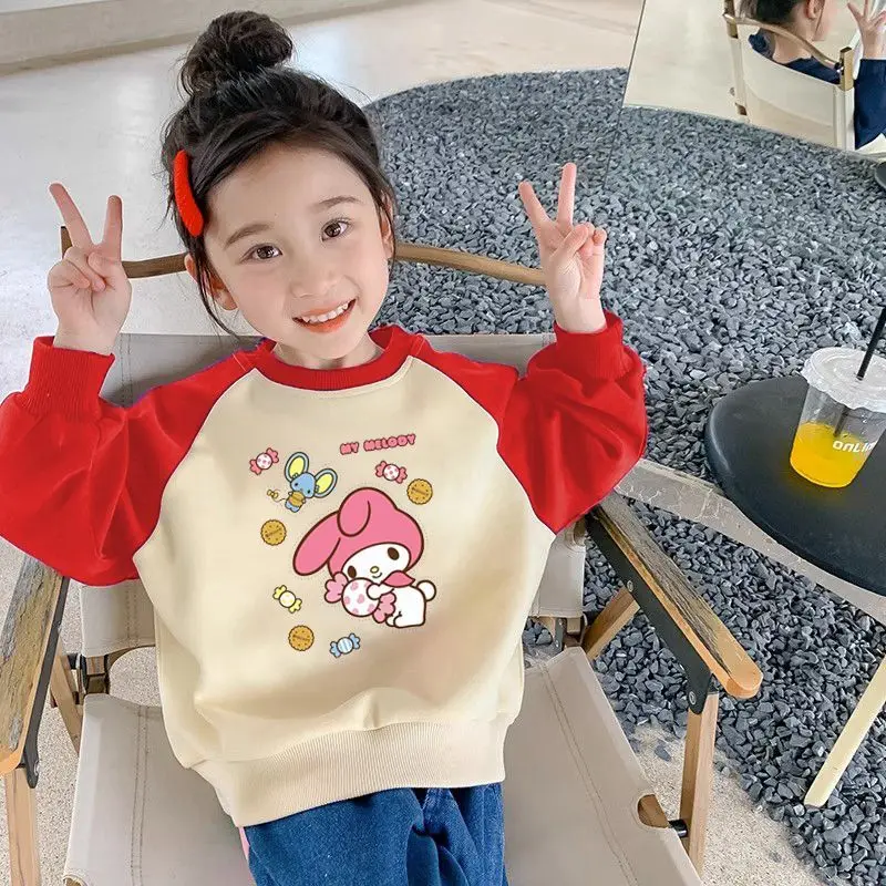 My Melody Anime Kawaii Sanrio Baby Autumn Thick Long Sleeve Shirt Cute Cartoon Warm Hoodie Coat Clothes Lovely Toys for Kids
My Melody Anime Kawaii Sanrio Baby Autumn Thick Long Sleeve Shirt Cute Cartoon Warm Hoodie Coat Clothes Lovely Toys for Kids