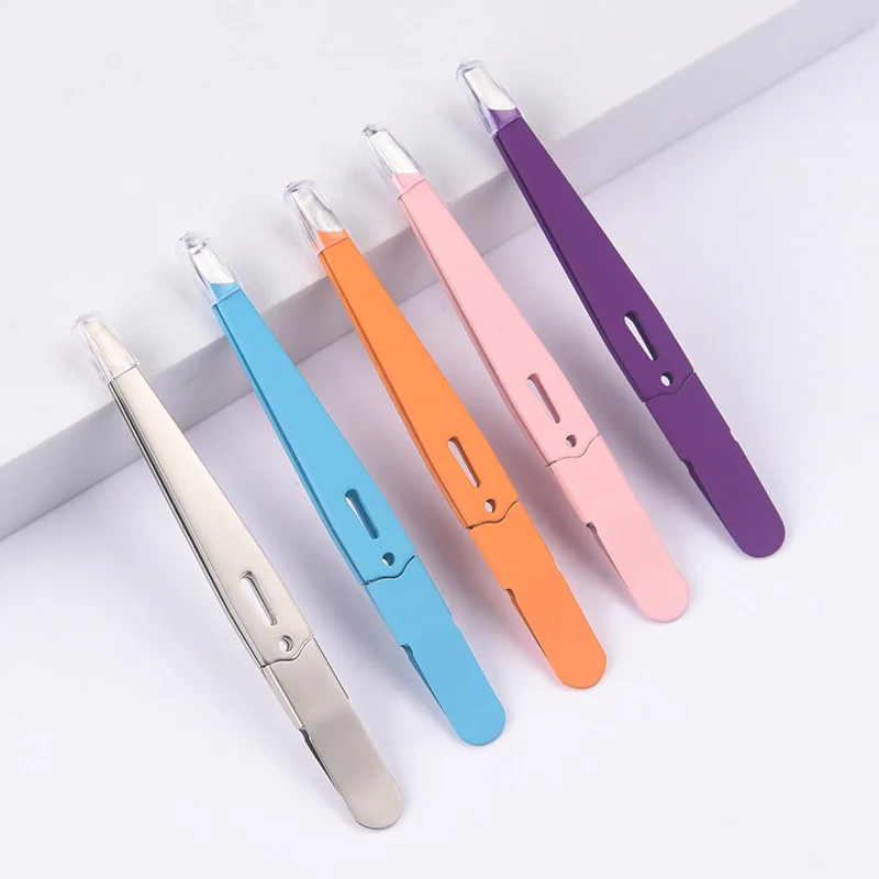 Eyebrow Tweezer Colorful Hair Beauty Fine Hairs Puller Flat Tip Tweezers Tip Point Face Hair Removal Face Eyes Makeup Tool Raben
Eyebrow Tweezer Colorful Hair Beauty Fine Hairs Puller Flat Tip Tweezers Tip Point Face Hair Removal Face Eyes Makeup Tool Raben