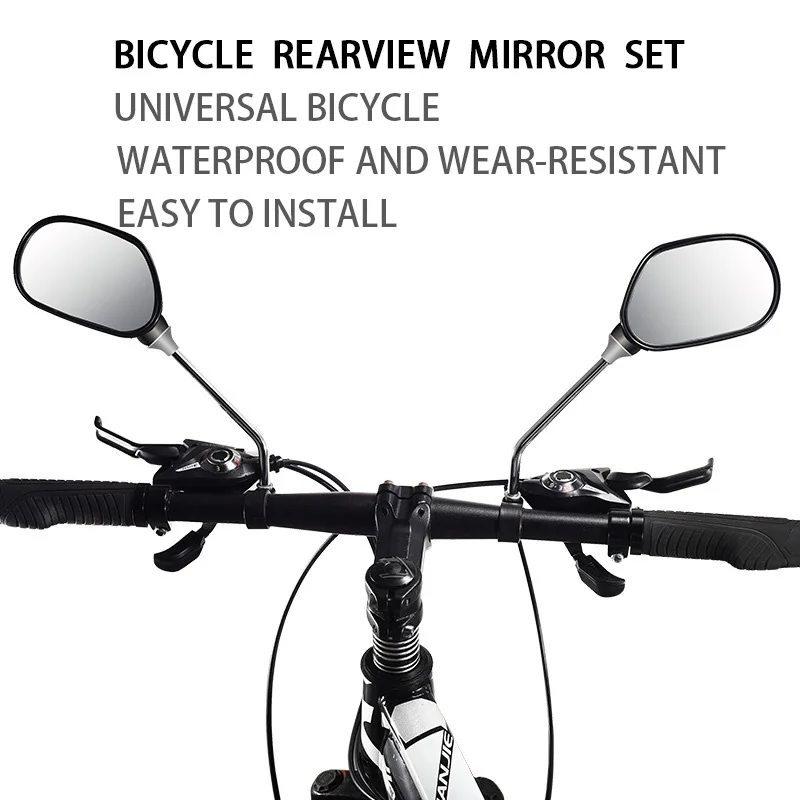 Newest Bicycle Handlebar Rear View Mirror Bike Cycling Wide Range Back Sight Reflector Adjustable Reflective Sticker Bike Mirror
Newest Bicycle Handlebar Rear View Mirror Bike Cycling Wide Range Back Sight Reflector Adjustable Reflective Sticker Bike Mirror