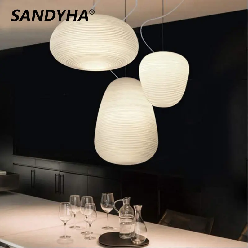 Post-Modern Nordic Style Chandeliers Creative Striped Glass Led Hanging Lights Dining Room Furniture Room Bedroom Cafe Drop Lamp
Post-Modern Nordic Style Chandeliers Creative Striped Glass Led Hanging Lights Dining Room Furniture Room Bedroom Cafe Drop Lamp