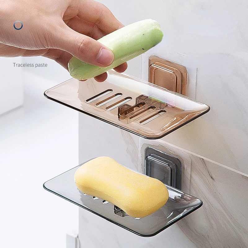 Soap Dish Punch-Free Soap Holder Draining Paste Wall-Mounted Toilet Home Bathroom Draining Soap Rack hang the soap dish
Soap Dish Punch-Free Soap Holder Draining Paste Wall-Mounted Toilet Home Bathroom Draining Soap Rack hang the soap dish
