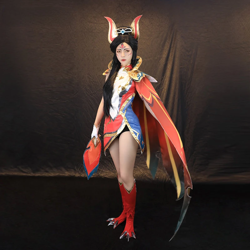 

Game LOL Xayah The Rebel Cosplay Costume Sets Brave Phoenix Xayah Cosplay Sexy Sets Cos Anime Clothing Full Set