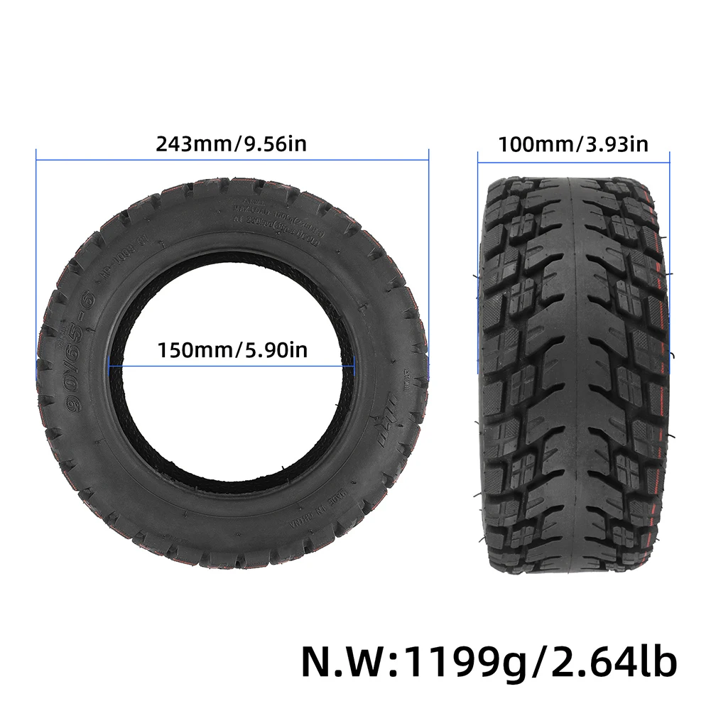 11 Inch 90/65-6 Off-Road Tubeless Tyre For Electric Scooter Balanced Car Rubber Tubeless Tire 243x243x100mm E-Scooter Car Parts
11 Inch 90/65-6 Off-Road Tubeless Tyre For Electric Scooter Balanced Car Rubber Tubeless Tire 243x243x100mm E-Scooter Car Parts