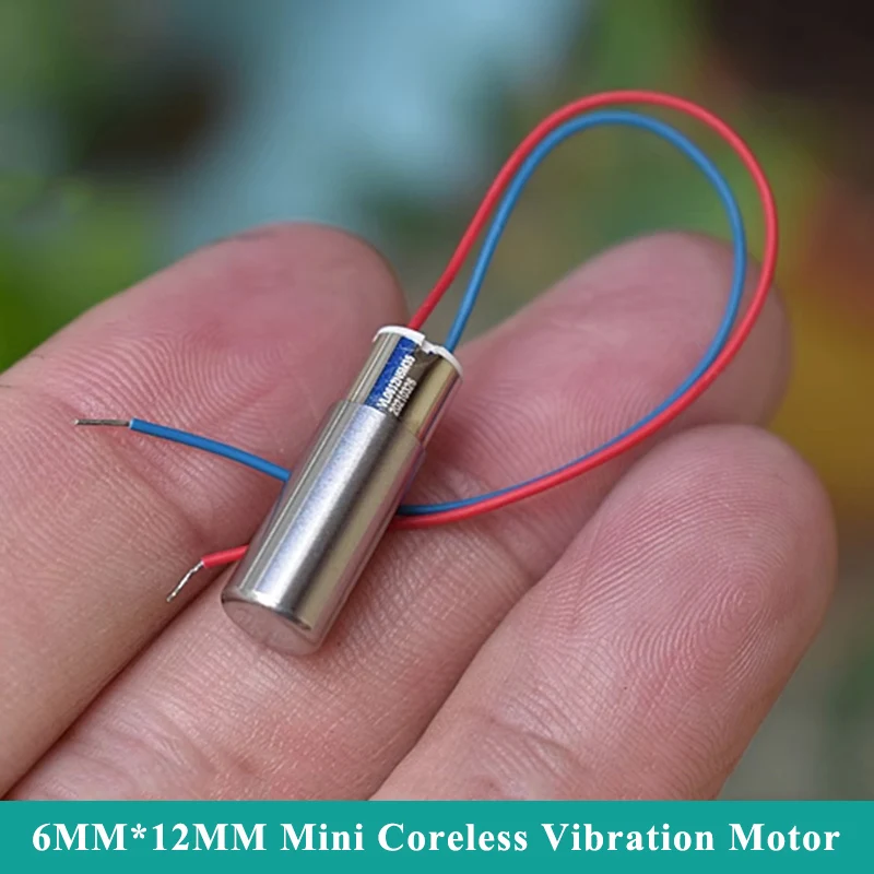 

612 Mini 6mm Coreless Vibration Motor DC 3V Micro Built-in Vibrating Vibrator Motor DIY Toy Massager Hobby Toy Model