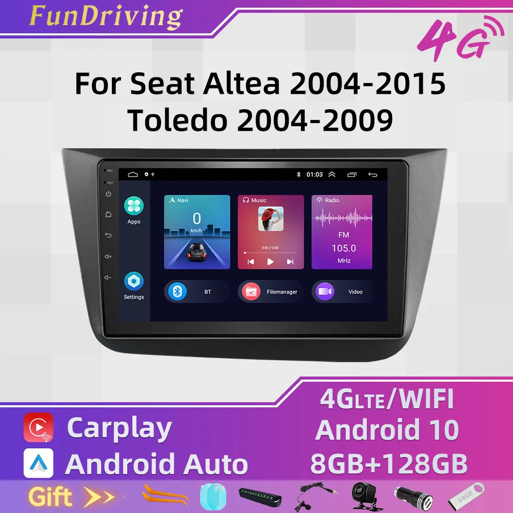 2 Din Android Car Radio For Seat Altea 2004-2015 Toledo 2004-2009 9" Screen GPS Navigation Multimedia Audio Head Unit Autoradio
2 Din Android Car Radio For Seat Altea 2004-2015 Toledo 2004-2009 9" Screen GPS Navigation Multimedia Audio Head Unit Autoradio