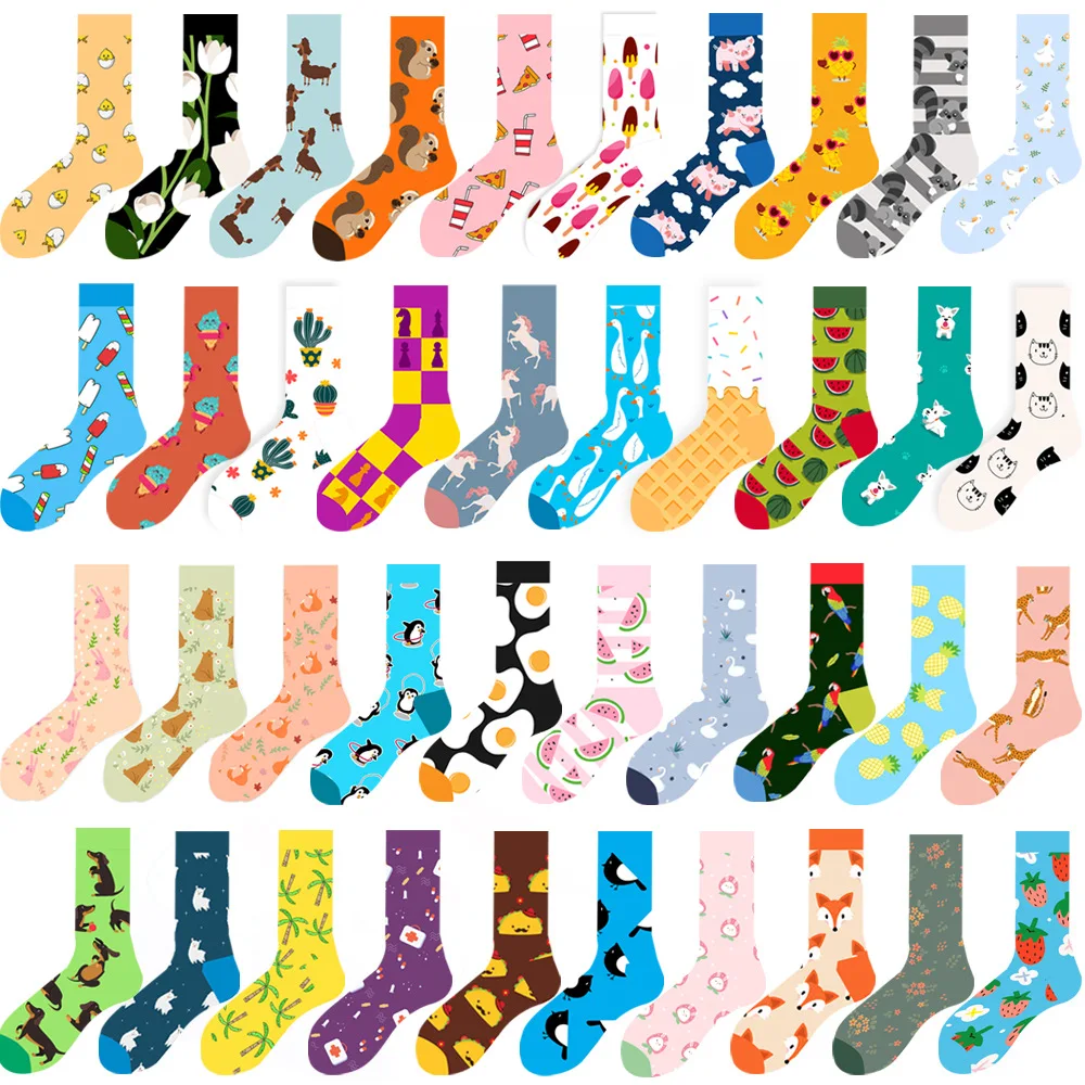 Kawaii Animal Printed Socks Woman Fruit Socks Men Unisex Plus Size Spring Autumn Cotton Stockings Funny Socks Thigh High Socks
Kawaii Animal Printed Socks Woman Fruit Socks Men Unisex Plus Size Spring Autumn Cotton Stockings Funny Socks Thigh High Socks