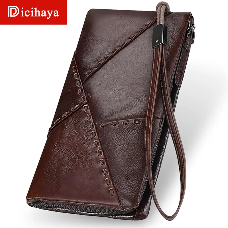 DICIHAYA NEW 2022 Phone Bag Men Wallets Genuine Leather Wallet Long Card Holder Male Purse Quality Zipper Large Capacity Wallet
DICIHAYA NEW 2022 Phone Bag Men Wallets Genuine Leather Wallet Long Card Holder Male Purse Quality Zipper Large Capacity Wallet