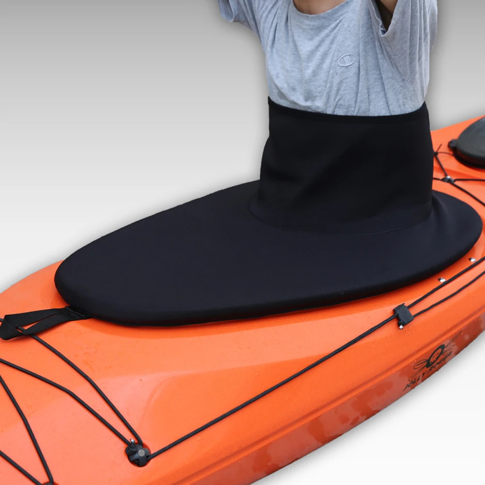 Deck Kayak Spray Skirt Waterproof 90x52cm Black Cockpit Cover Convenient Elastic For Canoe Boat Retractable Belt
Deck Kayak Spray Skirt Waterproof 90x52cm Black Cockpit Cover Convenient Elastic For Canoe Boat Retractable Belt