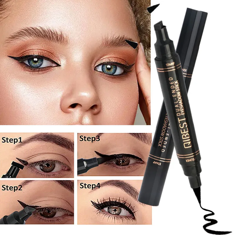 Eyeliner Stamp Liquid Eyeliner Pencil Double-Headed Seal Pen Waterproof Long-Lasting Fast Dry Eye Liner Women Cosmetics Tool
Eyeliner Stamp Liquid Eyeliner Pencil Double-Headed Seal Pen Waterproof Long-Lasting Fast Dry Eye Liner Women Cosmetics Tool