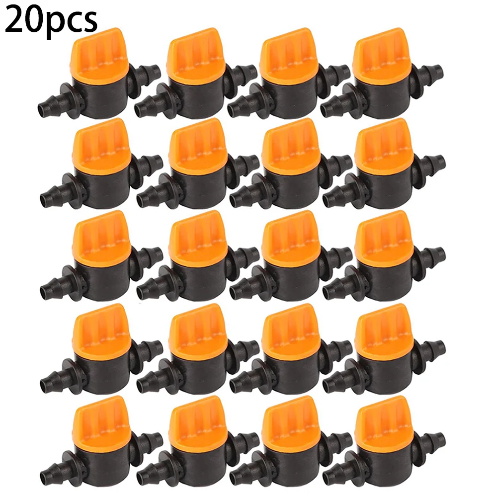 20pcs Mini Valve For 4/7mm Hose Irrigation Barbed Water Flow Control Valve Drip Irrigation Waterstop Connectors Garden Tools
20pcs Mini Valve For 4/7mm Hose Irrigation Barbed Water Flow Control Valve Drip Irrigation Waterstop Connectors Garden Tools