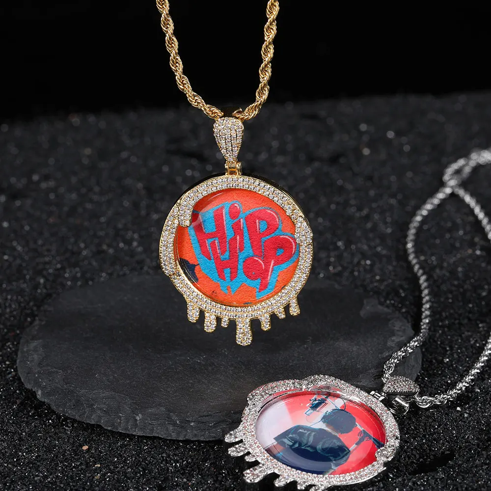 Iced Out Custom Memory Photo Necklace for Men Jewelry Drip Personalized Medallions Picture Hip Hop Pendant
Iced Out Custom Memory Photo Necklace for Men Jewelry Drip Personalized Medallions Picture Hip Hop Pendant