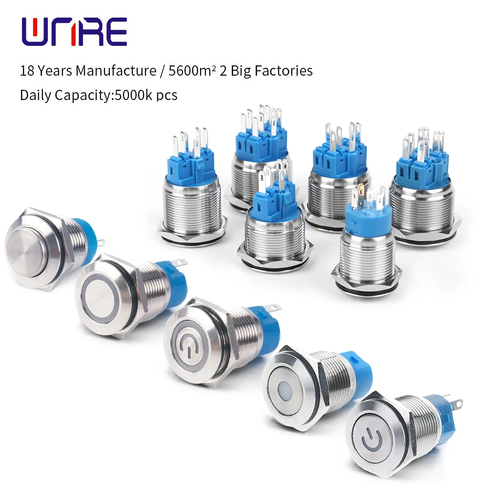 12/16/19/22mm metal push button switch with led light momentary latching car engine power switch 3v 24v 220v
12/16/19/22mm metal push button switch with led light momentary latching car engine power switch 3v 24v 220v