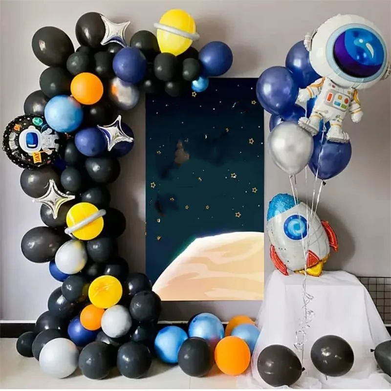 89pcs Outer Space Balloon Garland Kit Rocket Astronaut Balloon Universe Star For Space Themed Birthday Party Supplies Kids Toy
89pcs Outer Space Balloon Garland Kit Rocket Astronaut Balloon Universe Star For Space Themed Birthday Party Supplies Kids Toy