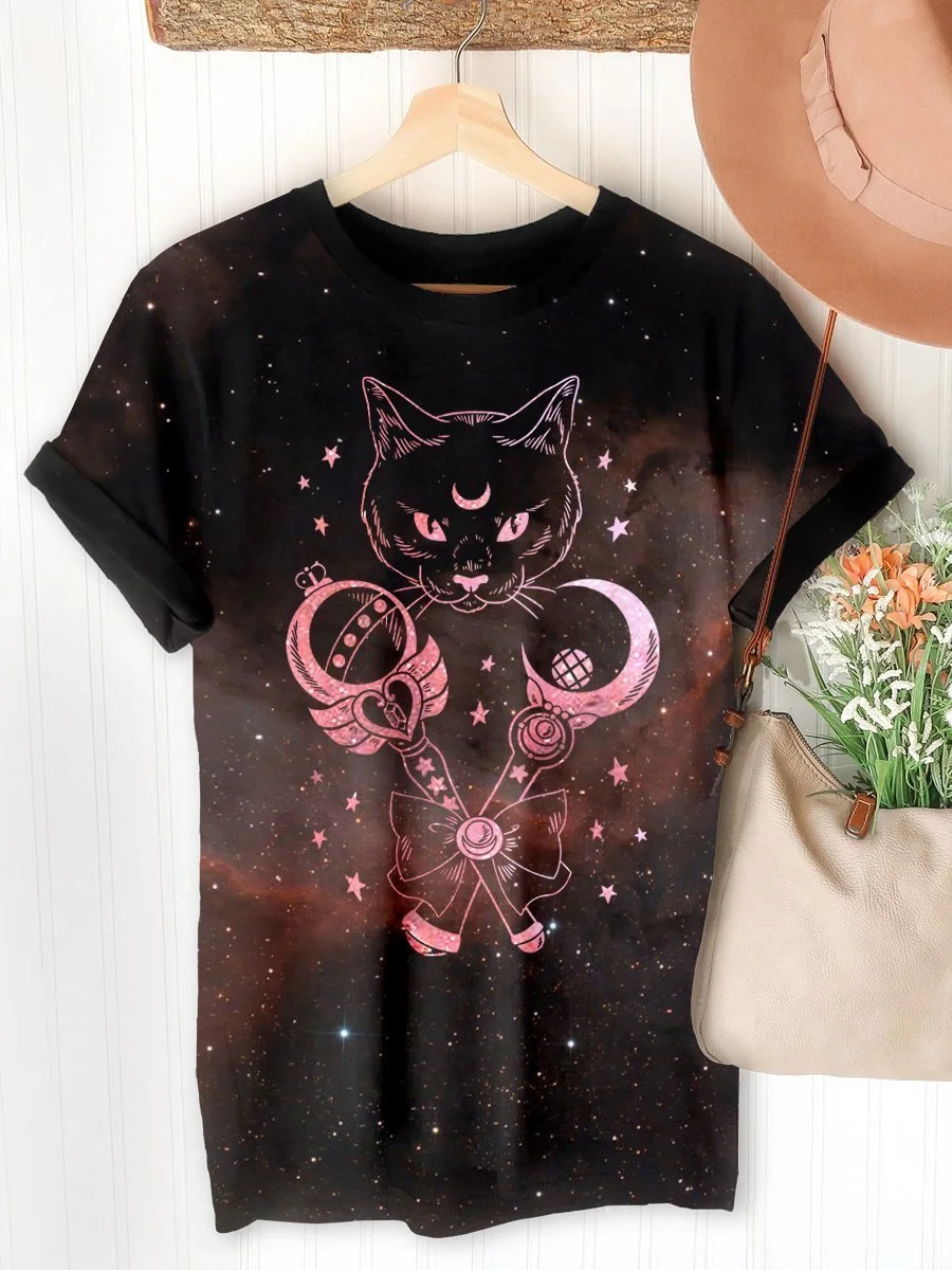 Футболка женская летняя с коротким рукавом, модная Милая рубашка с принтом призрака, топ с графическим принтом кота в стиле Харадзюку
Футболка женская летняя с коротким рукавом, модная Милая рубашка с принтом призрака, топ с графическим принтом кота в стиле Харадзюку