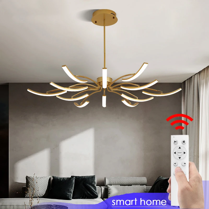 Modern Led Chandeliers For Living Room Decoration Kitchen Bedroom Study Adjustable Light Decorative Golden Ceiling Pendant Lamps
Modern Led Chandeliers For Living Room Decoration Kitchen Bedroom Study Adjustable Light Decorative Golden Ceiling Pendant Lamps