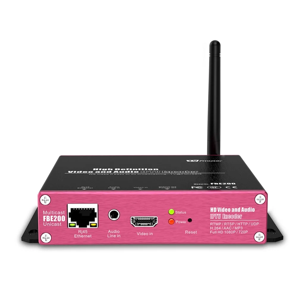 FMUSER H.264 H.265 Wifi Video IP To HDMI Encoder For Live Stream For Distance Education Communities Project
FMUSER H.264 H.265 Wifi Video IP To HDMI Encoder For Live Stream For Distance Education Communities Project