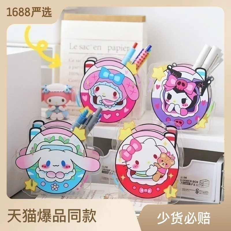 Контейнер для хранения Sanrio Mymelody Hellokitty Cinnamoroll, настольный держатель для карандашей для студентов, ведро для хранения акриловых кистей для макияжа
Контейнер для хранения Sanrio Mymelody Hellokitty Cinnamoroll, настольный держатель для карандашей для студентов, ведро для хранения акриловых кистей для макияжа
