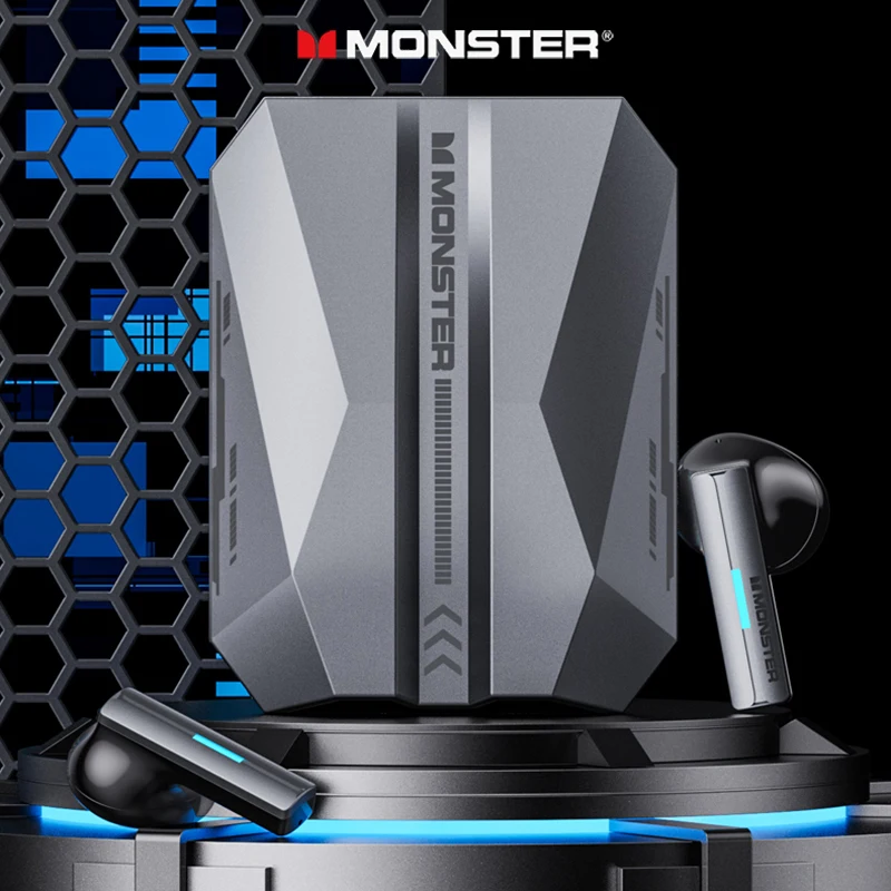 Monster XKT11 Gamer Earphone Bluetooth 5.2 Ture Wireless Earbuds Low Latency Noise Reduction Headphones Gaming Headset With Mic
Monster XKT11 Gamer Earphone Bluetooth 5.2 Ture Wireless Earbuds Low Latency Noise Reduction Headphones Gaming Headset With Mic