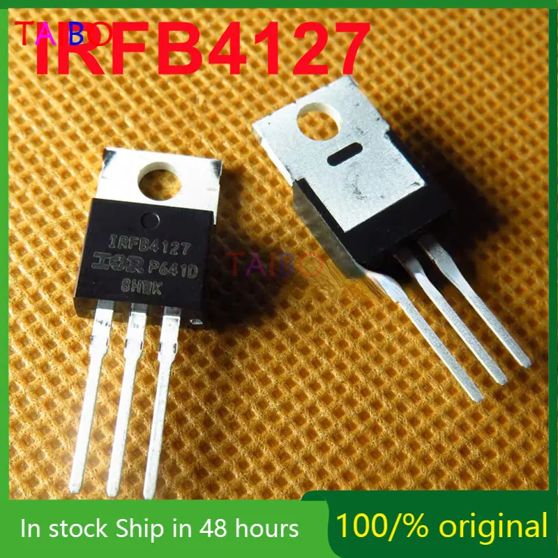 10PCS - 50PCS 100% Real Original New Imported IRFB4127PBF IRFB4127 Mosfet TO-220 Field Effect MOS Tube N Channel 200V 76A
10PCS - 50PCS 100% Real Original New Imported IRFB4127PBF IRFB4127 Mosfet TO-220 Field Effect MOS Tube N Channel 200V 76A
