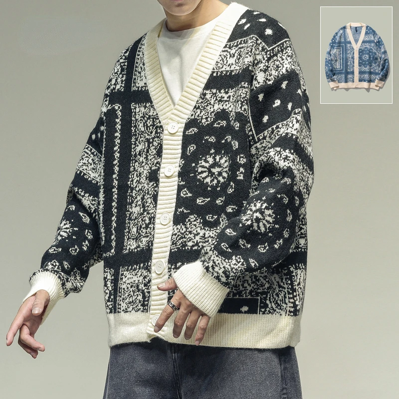Ethnic Fashion Cardigan 2022 Streetwear Casual Sweater Men Clothing Winter Coat Retro Loose Couple Top Male
Ethnic Fashion Cardigan 2022 Streetwear Casual Sweater Men Clothing Winter Coat Retro Loose Couple Top Male
