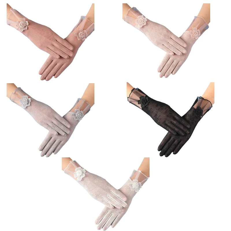 449B Sexy Elastic Mesh Gloves with Floral Decor Bungee Stage Performance Hollow Lace Punk Hip Hop Women Wrist Length Gloves
449B Sexy Elastic Mesh Gloves with Floral Decor Bungee Stage Performance Hollow Lace Punk Hip Hop Women Wrist Length Gloves