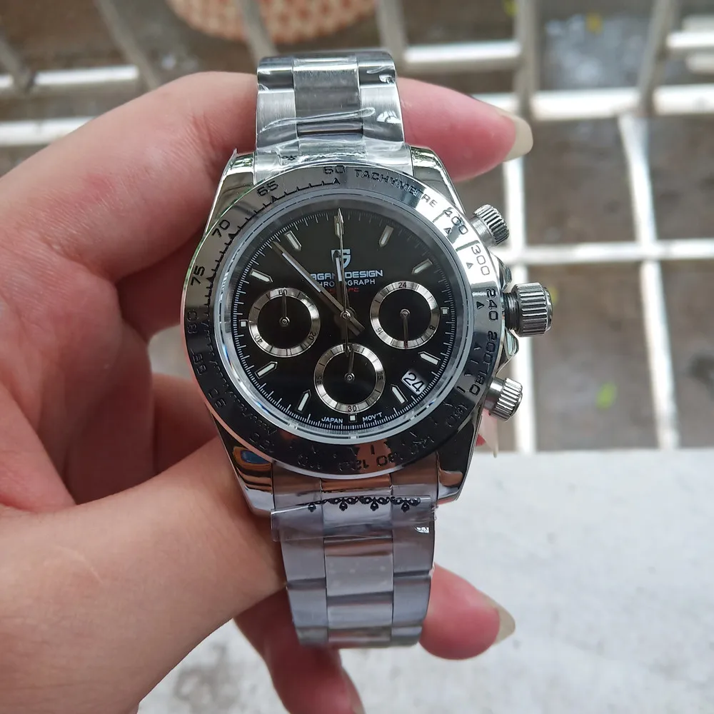 PAGANI DESIGN 2022 New Men Quartz Sport Chronograph 100M Waterproof Sapphire Luminous watch VK63 Stainless Steel watch for men
PAGANI DESIGN 2022 New Men Quartz Sport Chronograph 100M Waterproof Sapphire Luminous watch VK63 Stainless Steel watch for men