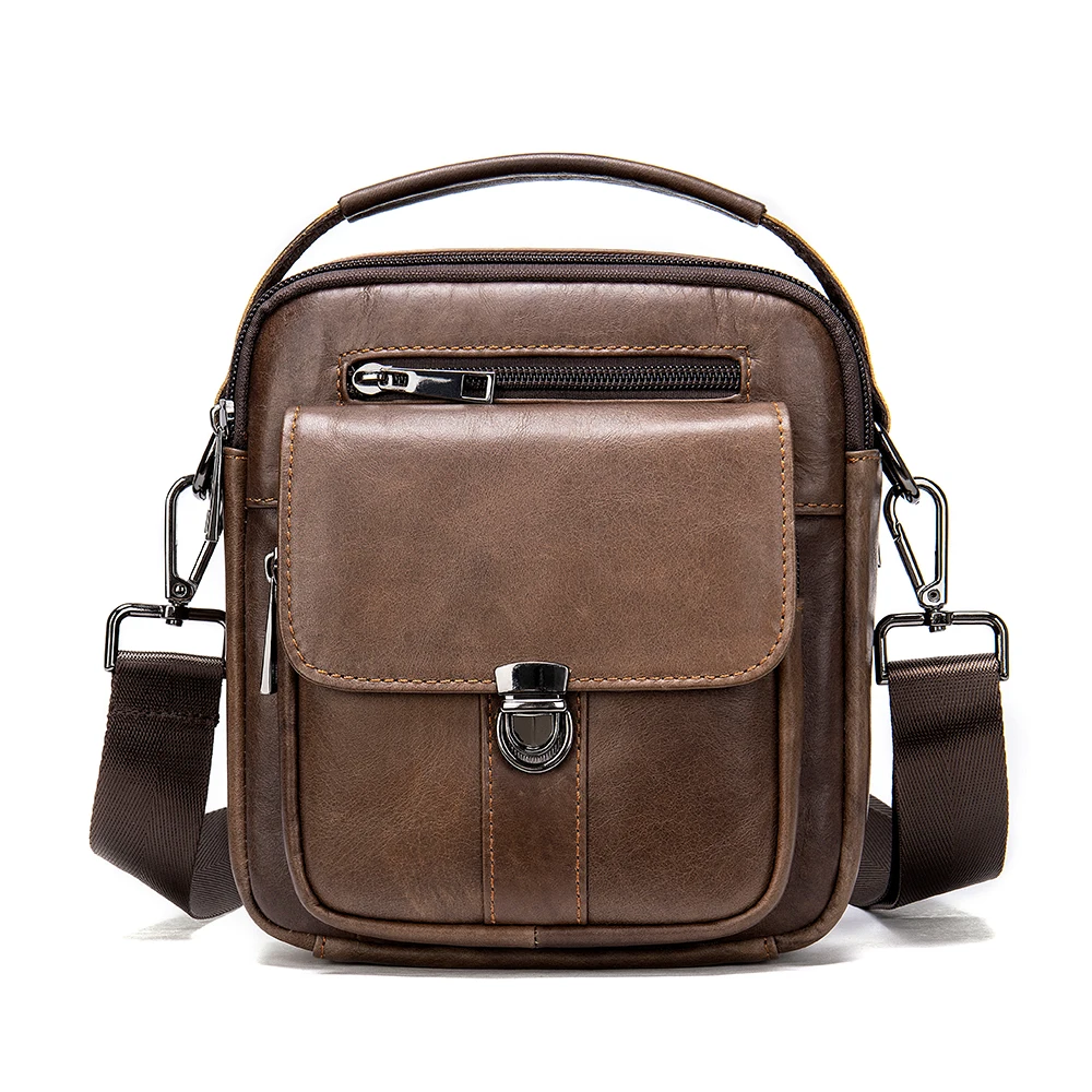 Genuine Leather Men's Messenger Bag Shoulder Bags for Men Crossbody Bags Small Man Designer Shoulder Handbag Bolso Male 7438
Genuine Leather Men's Messenger Bag Shoulder Bags for Men Crossbody Bags Small Man Designer Shoulder Handbag Bolso Male 7438