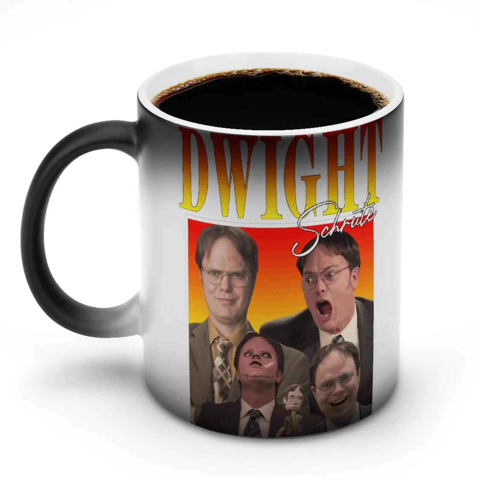 Кружка Dwight Schrute для офиса, забавная кружка с принтом Курта, халперта, эспрессо, меняющая цвет, креативные милые фарфоровые чашки
Кружка Dwight Schrute для офиса, забавная кружка с принтом Курта, халперта, эспрессо, меняющая цвет, креативные милые фарфоровые чашки