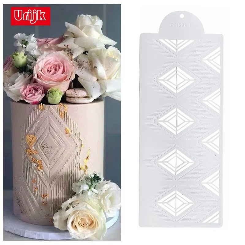 Urijk Wheat Spike Pattern Cake Stencil Plastic Lace Cake Boder Stencils Template Diy Drawing Mold Cake Decorating Tool Bakeware
Urijk Wheat Spike Pattern Cake Stencil Plastic Lace Cake Boder Stencils Template Diy Drawing Mold Cake Decorating Tool Bakeware