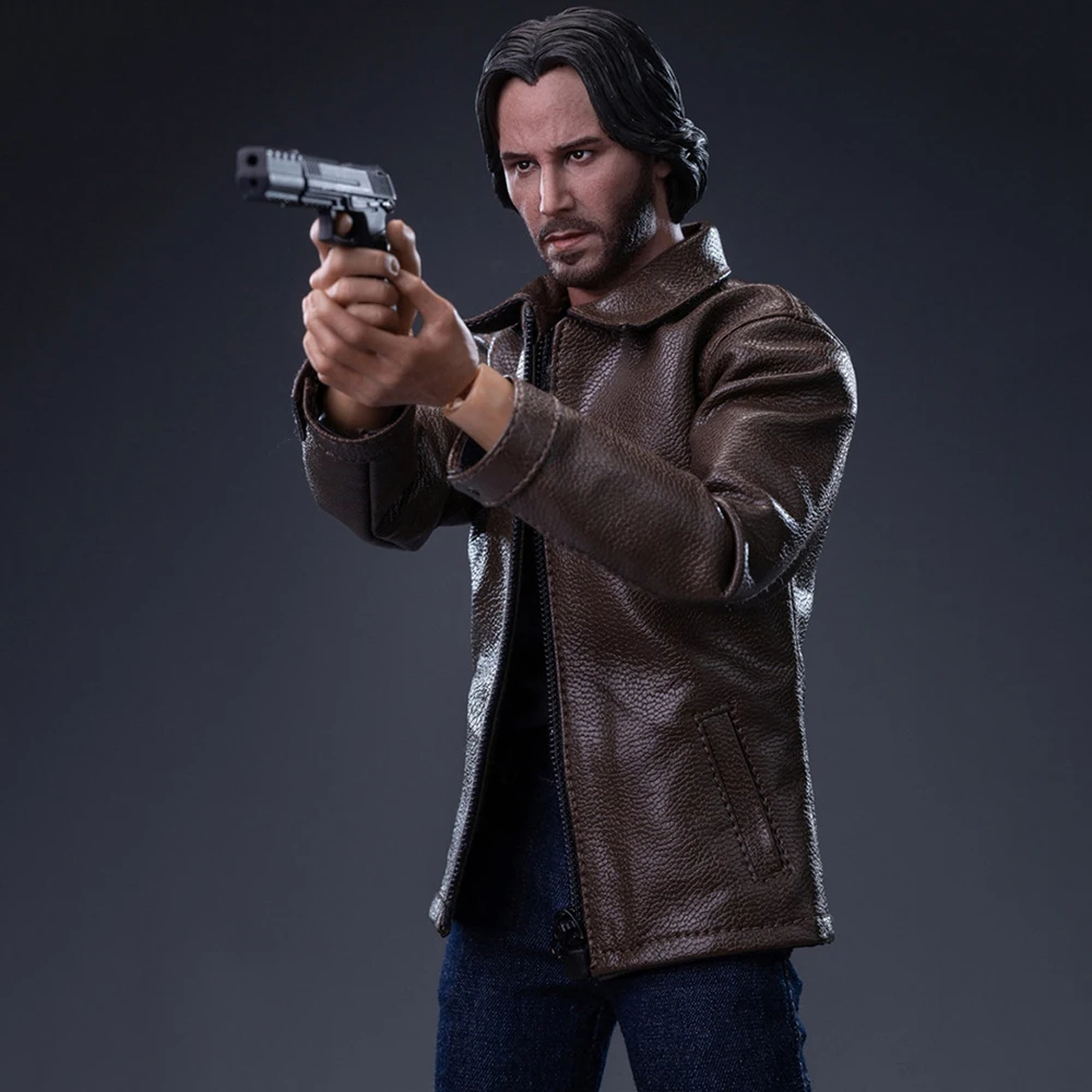 

1/6 Killer John Keanu Reeves Figure Model 12'' Male Soldier Action Doll Full Set Collectible Toy for Hobby Collect