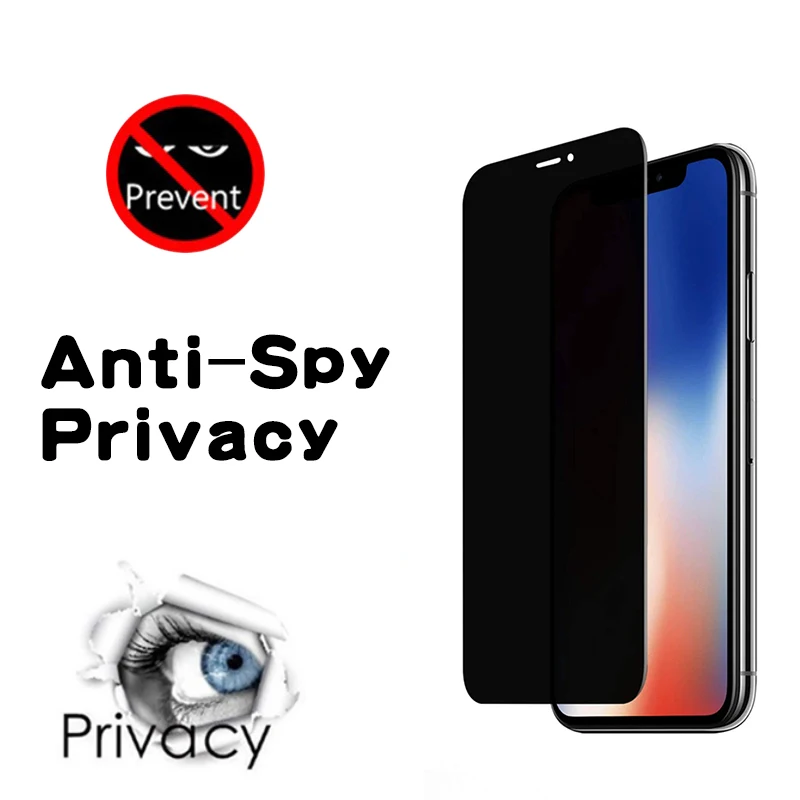 Privacy Tempered Glass Screen Protector For iPhone 12 11 Pro Max 13 Mini Anti-spy Premium Privacy Film for IPhone XS XR X 7 Plus
Privacy Tempered Glass Screen Protector For iPhone 12 11 Pro Max 13 Mini Anti-spy Premium Privacy Film for IPhone XS XR X 7 Plus