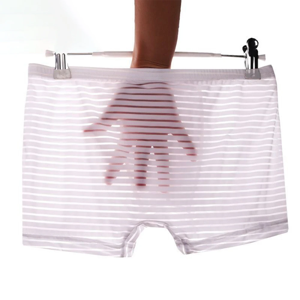 Summer Thin Underwear Men Boxer Striped Mesh Modal Para Hombre Man Pouch Boxers Shorts Cuecas Masculina Boxershorts Homme A50
Summer Thin Underwear Men Boxer Striped Mesh Modal Para Hombre Man Pouch Boxers Shorts Cuecas Masculina Boxershorts Homme A50