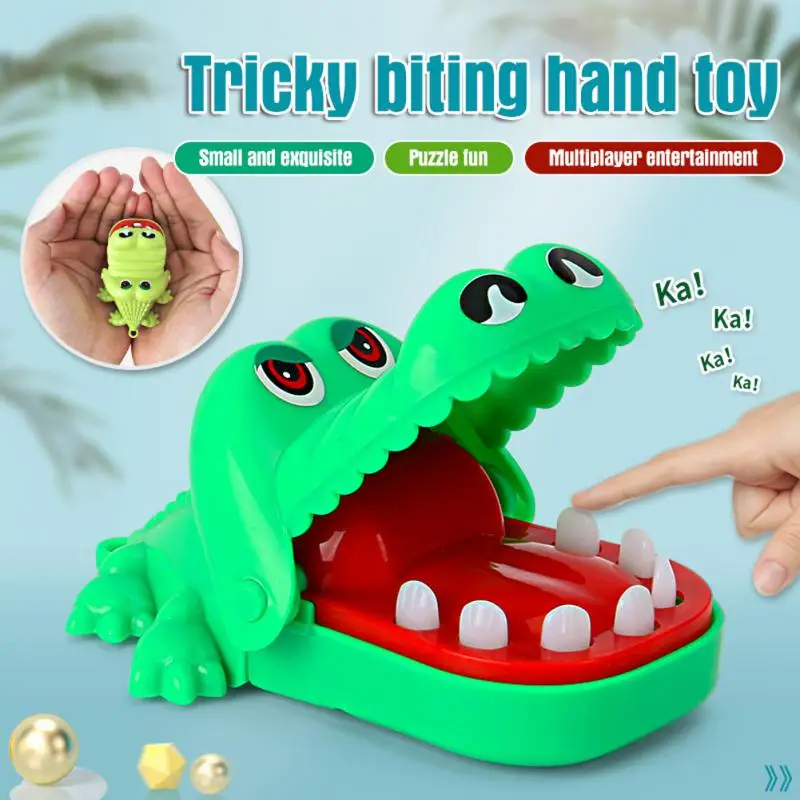 

Baby Mini Animal Finger Biting Tricky Toy Infant Toddler Puzzle Hand Game Parent-child Interactive Toys Children Educational Toy