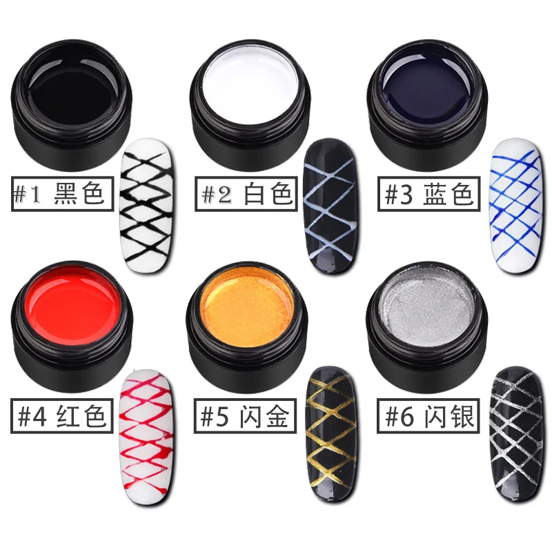 5ML 3D Painting Spider Nails Gel Creative Wire Draw Nail Gel Polish Nail Art For Manicure Semi Permanent UV Gel Nail Polish 
5ML 3D Painting Spider Nails Gel Creative Wire Draw Nail Gel Polish Nail Art For Manicure Semi Permanent UV Gel Nail Polish