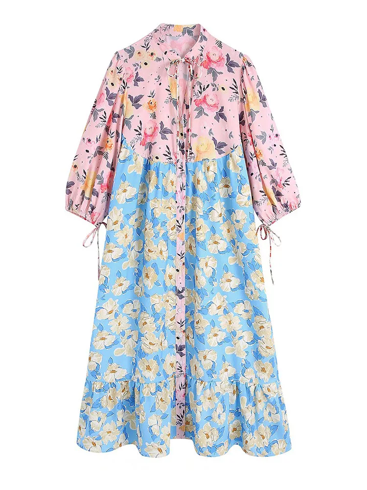 XIKOM Casual Dresses For Women 2022 Summer Midi Dress Floral Print Vintage Dress Female Splicing Women's Clothing
XIKOM Casual Dresses For Women 2022 Summer Midi Dress Floral Print Vintage Dress Female Splicing Women's Clothing