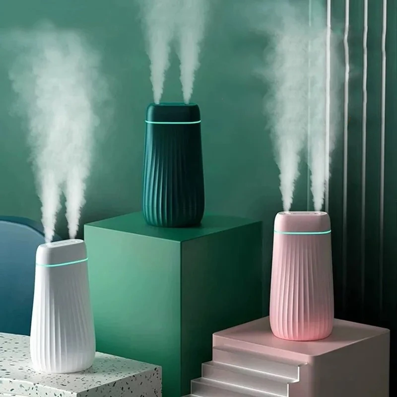 USB Plug-In Desktop Home Bedroom Creative Silent Double Spray Heavy Fog Humidifier Large Capacity 1L Humidifier
USB Plug-In Desktop Home Bedroom Creative Silent Double Spray Heavy Fog Humidifier Large Capacity 1L Humidifier